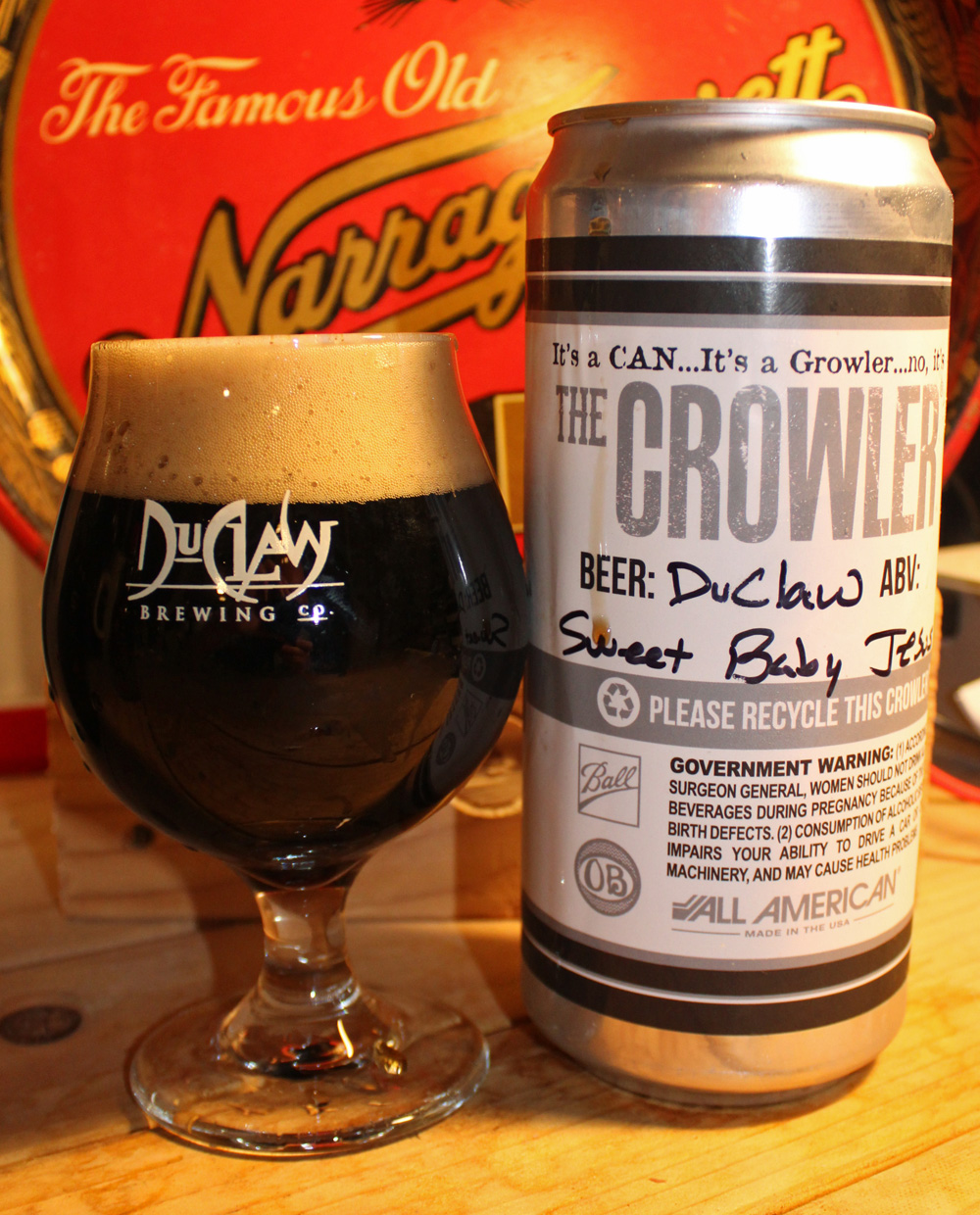 DuClaw Sweet Baby Jesus! Chocolate Peanut Butter Porter Beer Review